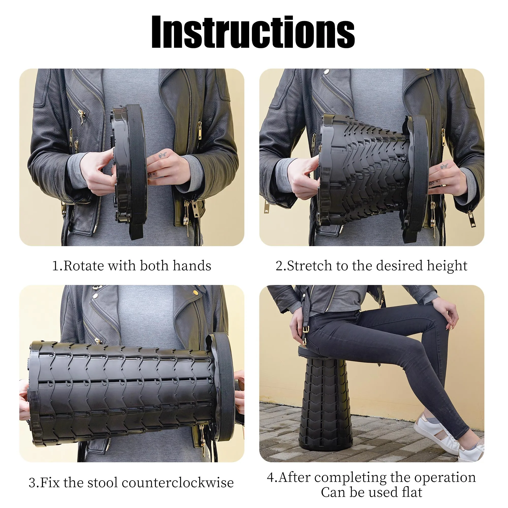 Satılık Haberleri Geri çekilebilir Tabure Katlanır Sandalye Taşınabilir Tabure Katlanır Sandalye Kamp Taburesi Plastik Tabure Sandıklı Tabure