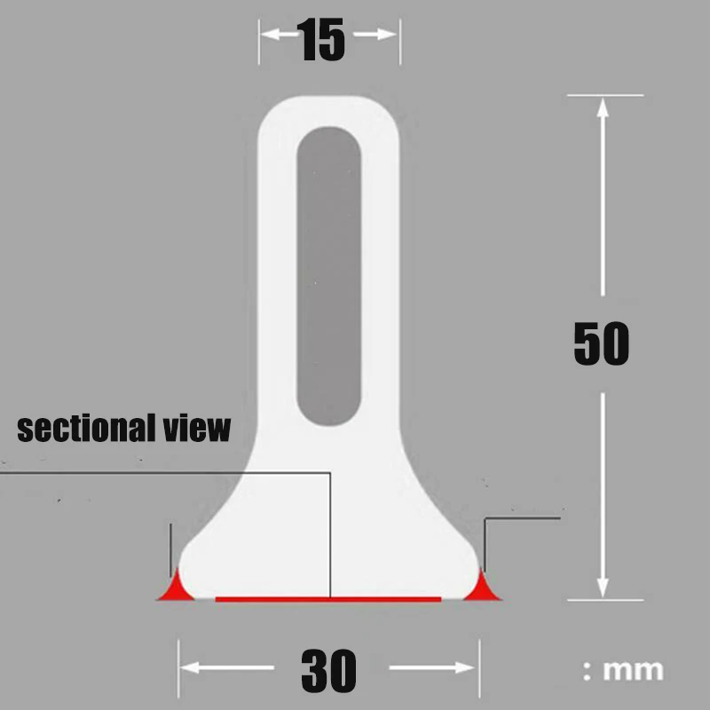 

Bathroom Kitchen Water Stopper Dry and Wet Separation Silicone Water Barriers Floor Partition Strips TT-best