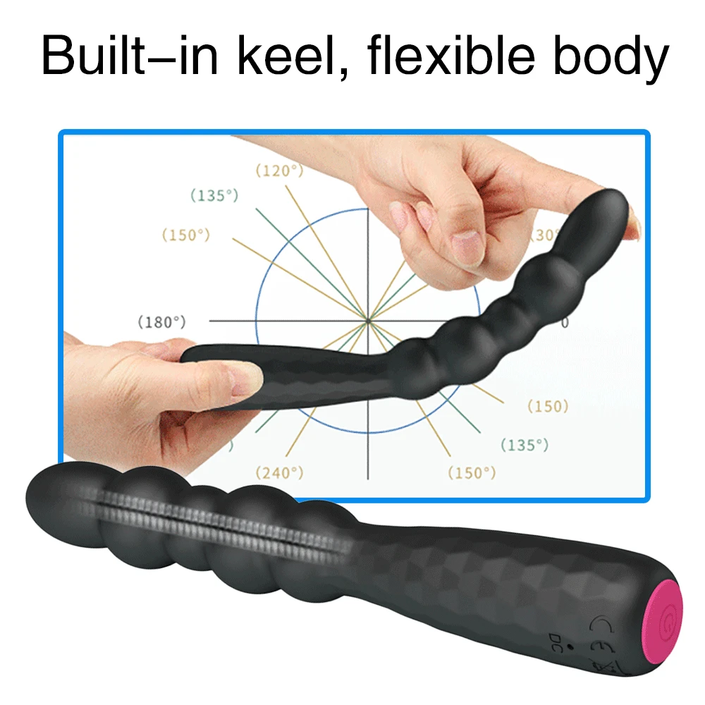 Buttplug Prostate Massager Wand Anal Beads Vibrators for Women Vibrate Butt Plug Men Erotic Toys Couples | Красота и здоровье