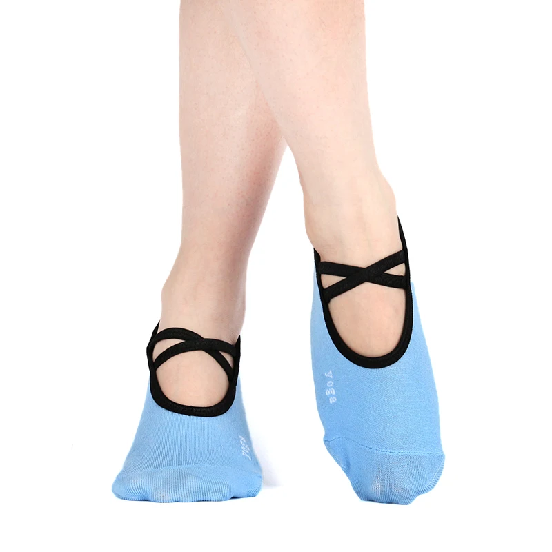Women Sports Yoga Socks Slipper For Non Slip Lady Damping Bandage Pilates Gym Fitness Sock Ballet Dance Slippers Protector | Спорт и