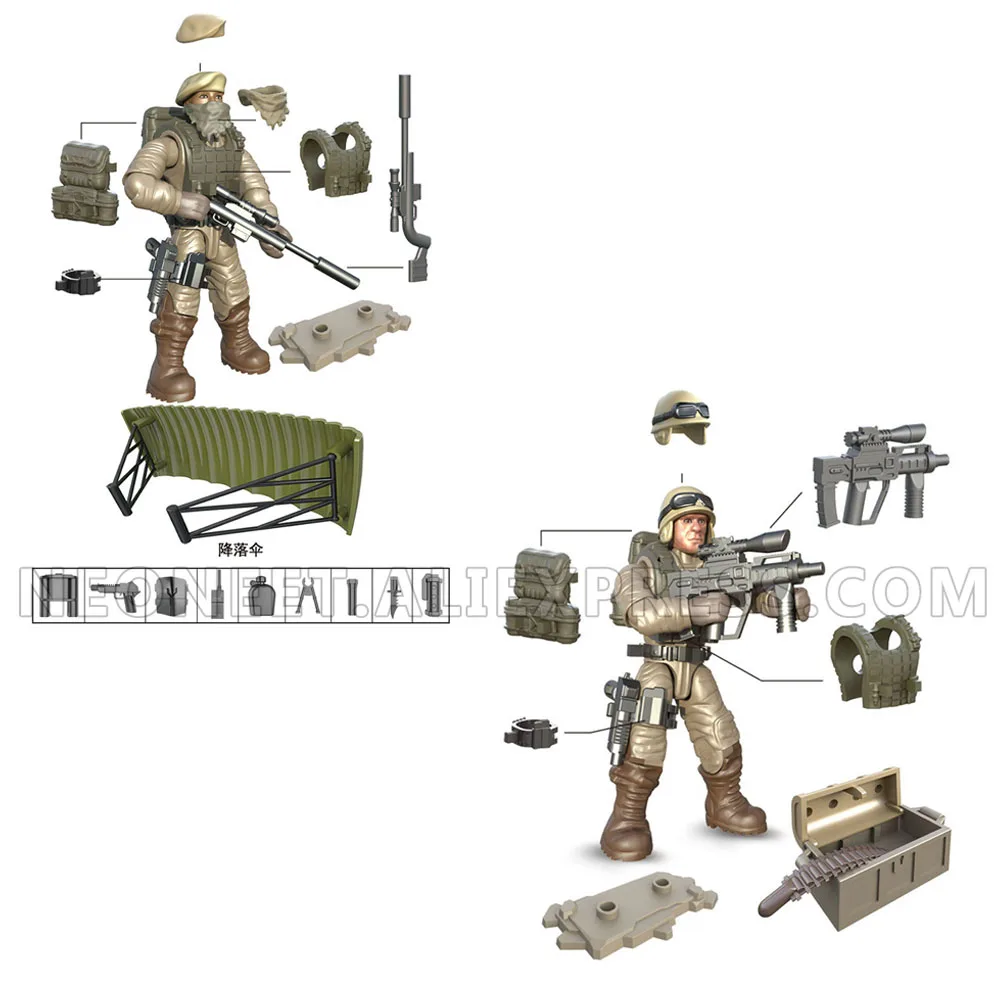 Совместимость Call Of Mini военные службы специальных полиции SWAT Солдат Цифры армии