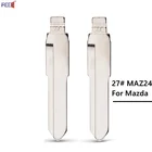 Универсальный необработанный откидной металлический ключ, лезвие 27 # KEYDIY MAZ20R MAZ24 HU87R HU133 для Mazda Suzuki для пультов дистанционного управления KD xhorse VVDI No.27