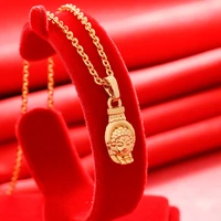 gligli small necklaces for womengirl gold color pendant thin chain jewelry ladies festival gift