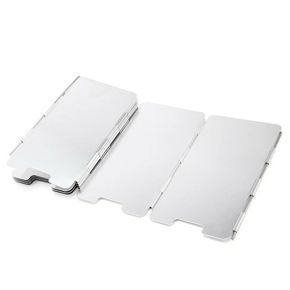 

Foldable Wind Shield Screen 9Plates Outdoor Camping Cooking Gas Stove