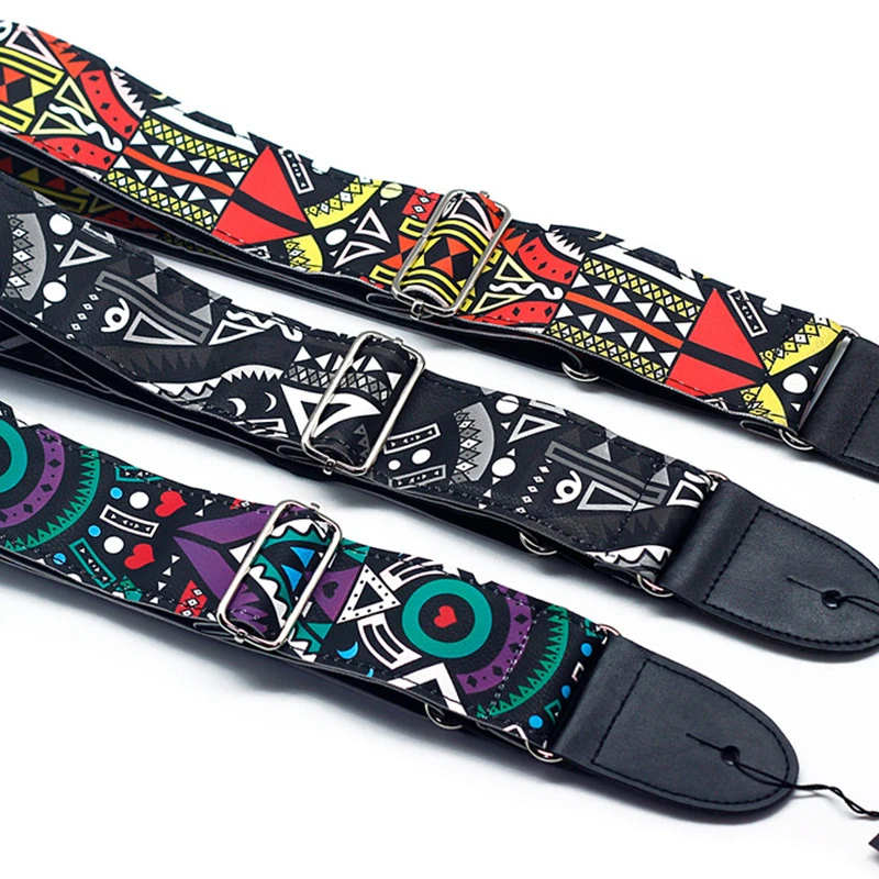 P &amp 86-130 см красочные полиуретановые ремни для электрической акустической