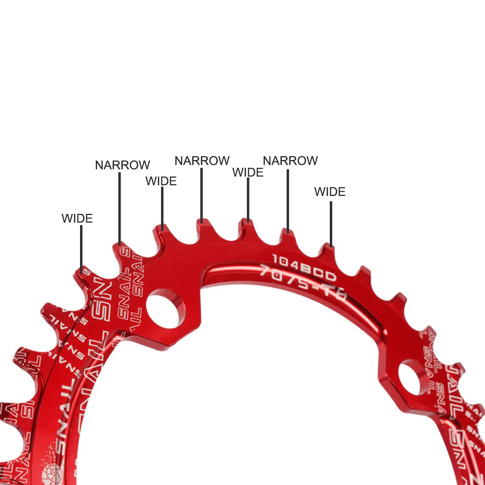Шатун для горного велосипеда рукоятка MTB 104 BCD круглая узкая широкая передняя
