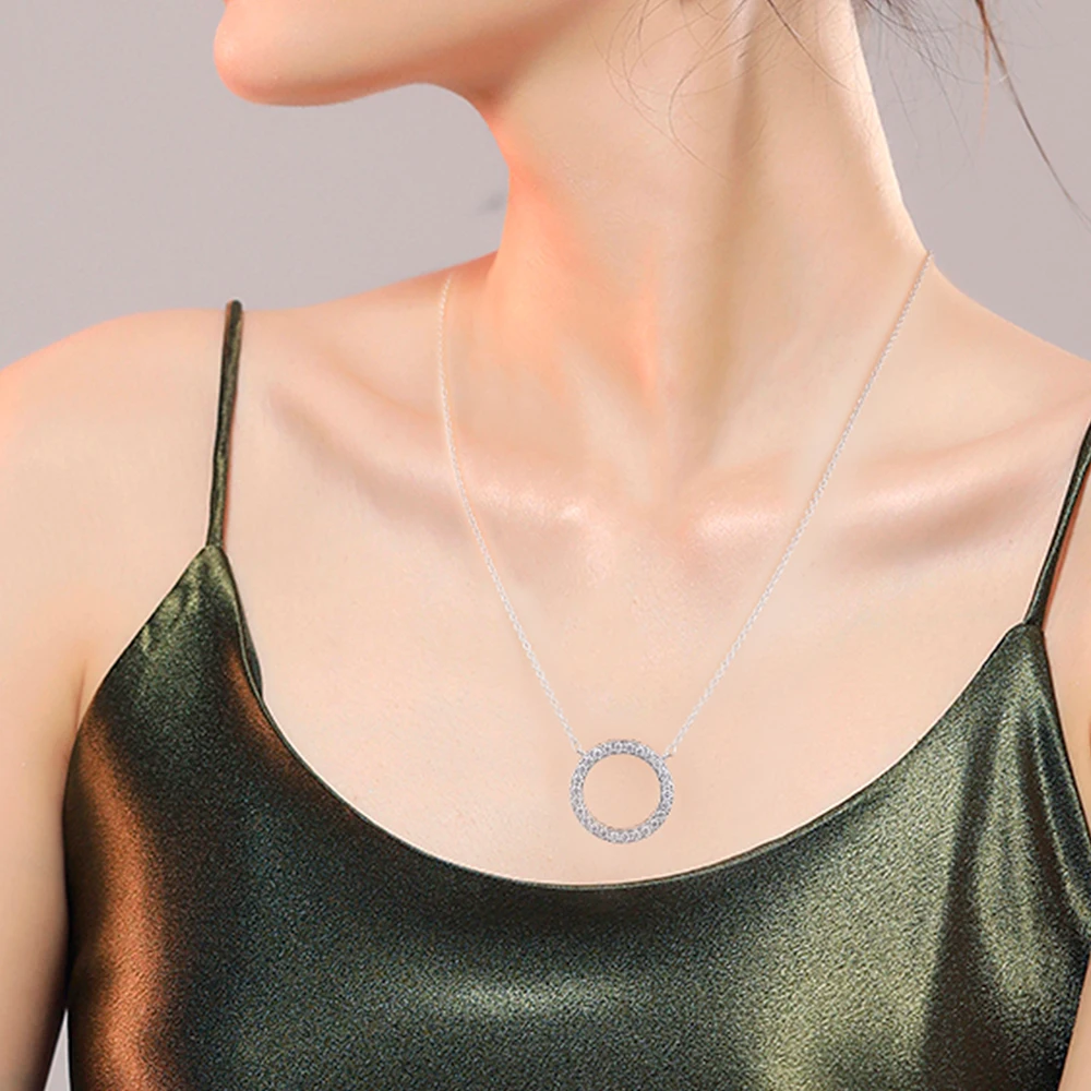 100% 925 Sterling-Silver-Jewelry Hearts of Signature Necklaces Free Shipping | Украшения и аксессуары
