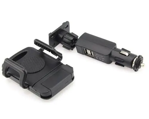 Двойной USB 2 порта автомобильное зарядное устройство держатель телефона для samsung