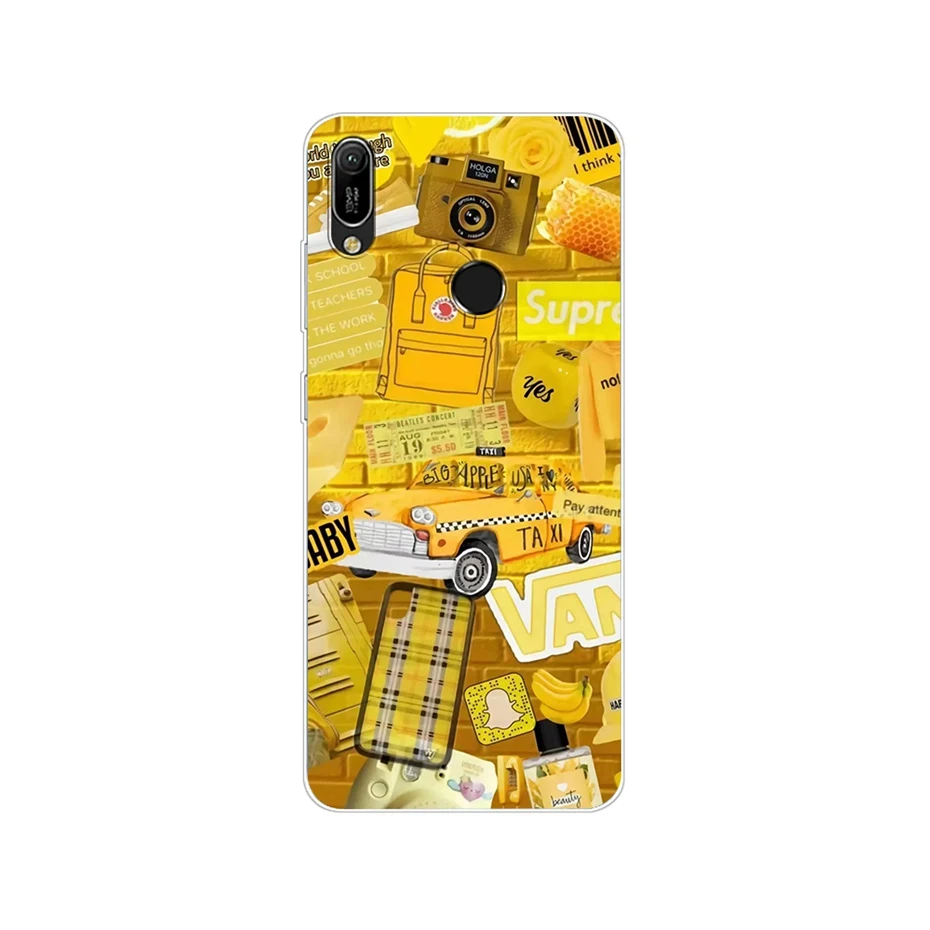 Чехол для Huawei Y6 2019 дюйма мягкий силиконовый чехол из ТПУ телефона Y 6 6Y 09