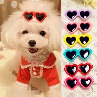 1pcs pet hair clips sunglasses hair barrette cute dog kitten puppy bows bowknot hairpins pet grooming beauty supplies