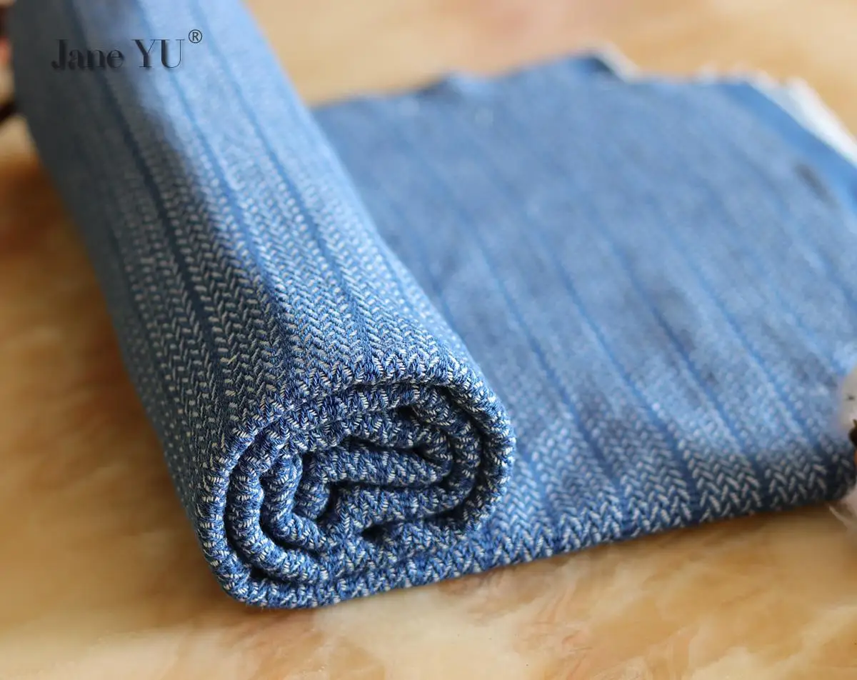 JaneYU тканая водоотталкивающая жаккардовая джинсовая ткань Высококачественная из