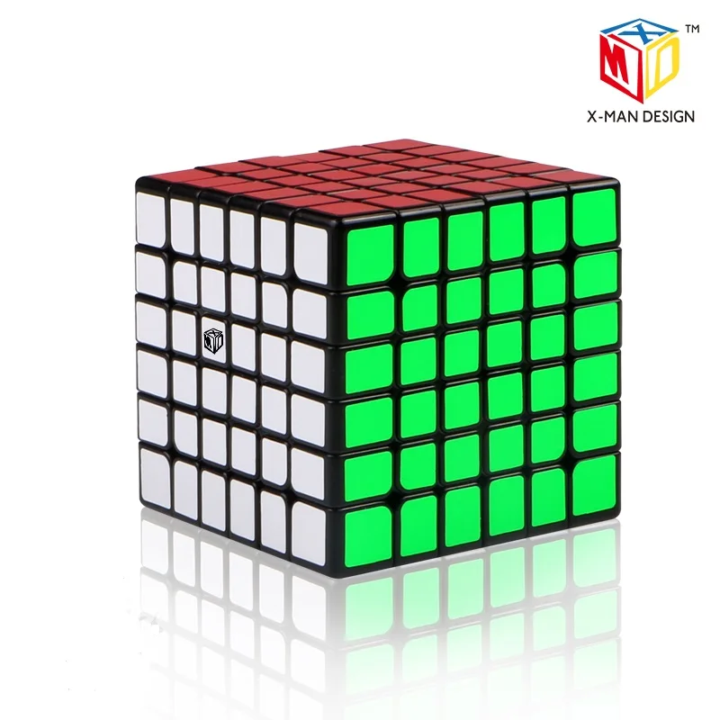 XMD Qiyi X MAN теней кисть Shadow M 6x6x6 Магнитный магический куб 6x6 Скорость cubo magico