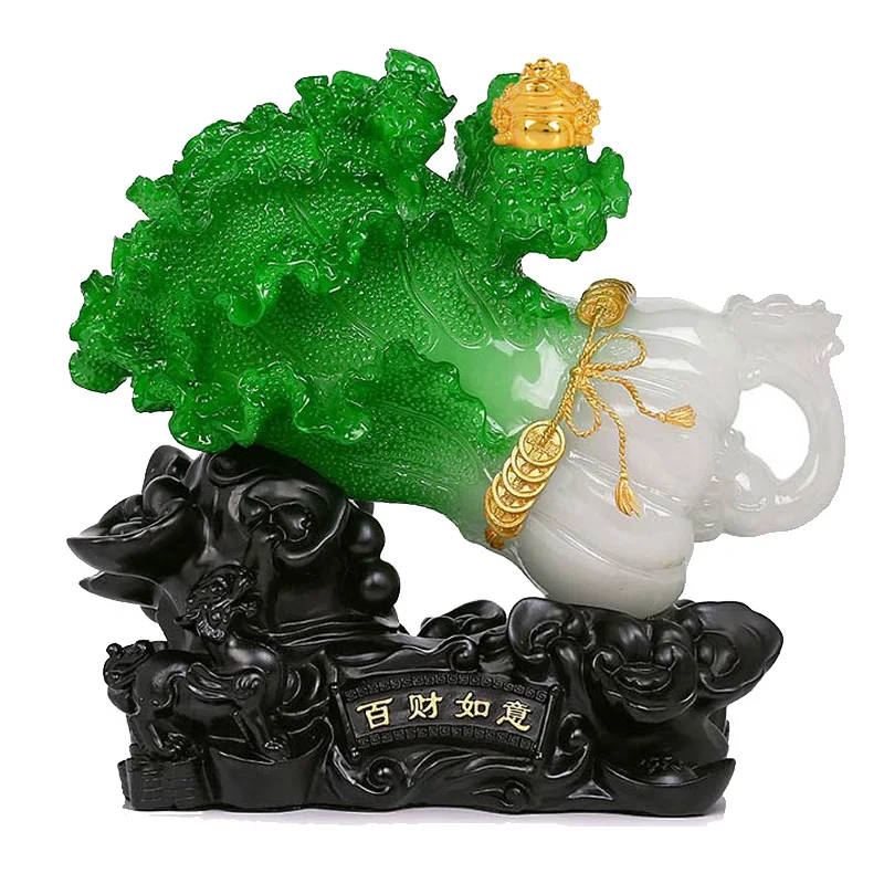 

JADE CABBAGE ORNAMENTS HOME DECORATION CRAFTS FURNISHINGS LUCKY OFFICE LIVING ROOM ENTRANCE STORE OPENING GIFTS