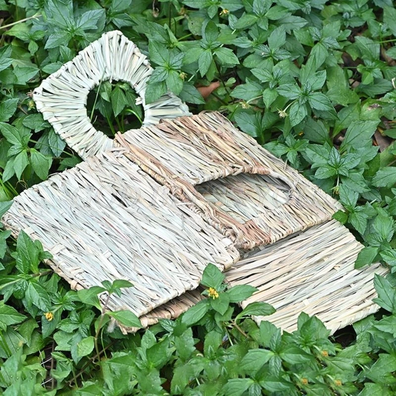 Небольшое животное Grassy гнездо дышащая складная кровать для сна коттедж