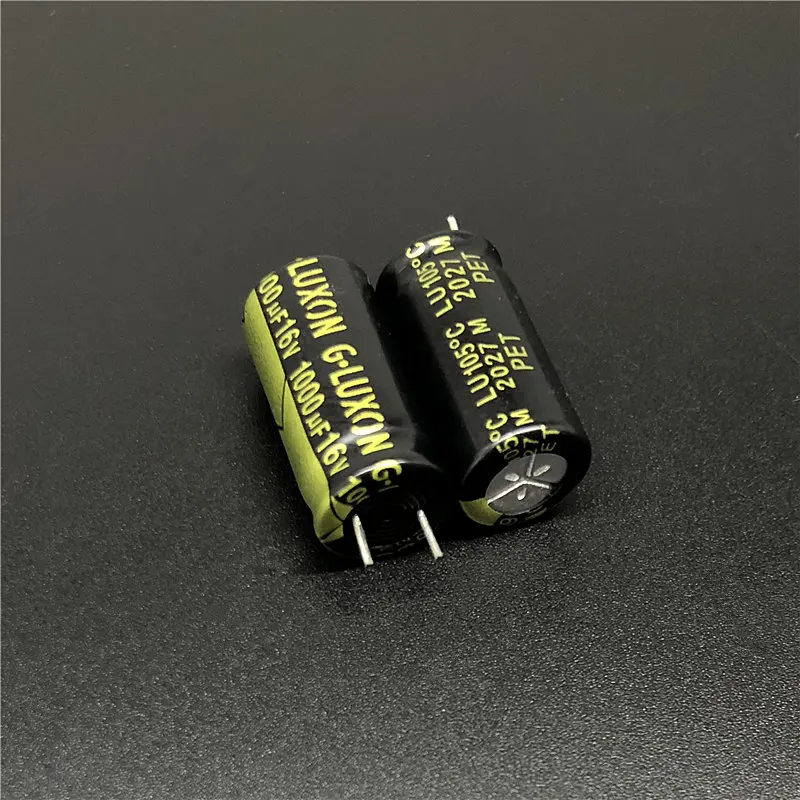 100 шт. 1000 мкФ 16 В G-LUXON LU серии 10x20 мм низкое сопротивление высокой пульсации 16V1000uF