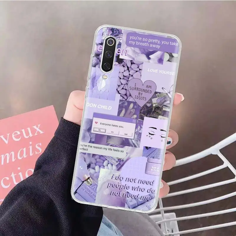 Aesthetic Collage Cute Abstract Art Soft Phone Case For Xiaomi Redmi Note 10 10S 9 9S 8 7 8T 11S 11T 11 Pro 9A 9T 9C 8A 7A Shell