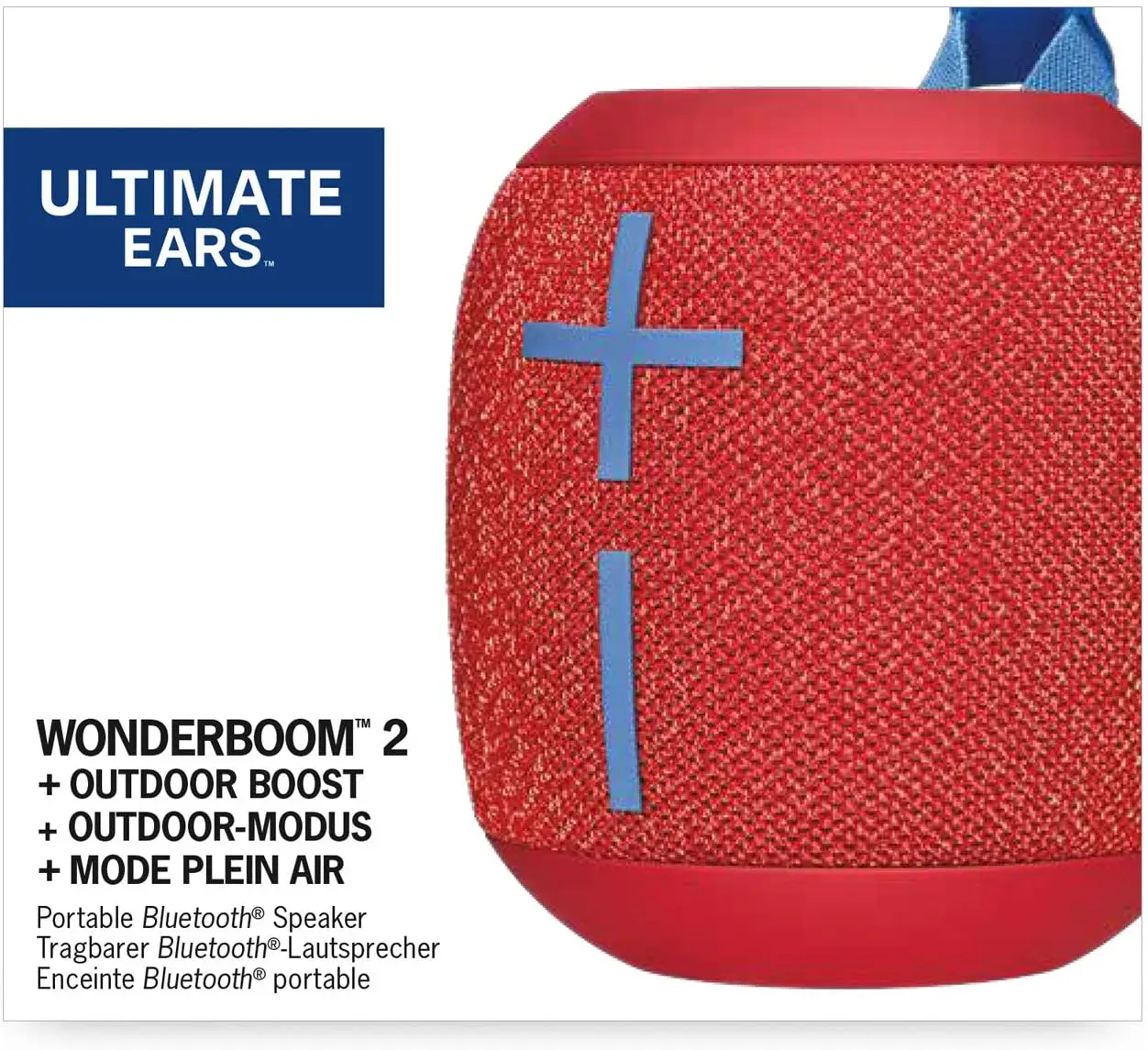 Беспроводная bluetooth-аудиосистема Logitech ue wonderboom2 водонепроницаемая защита от