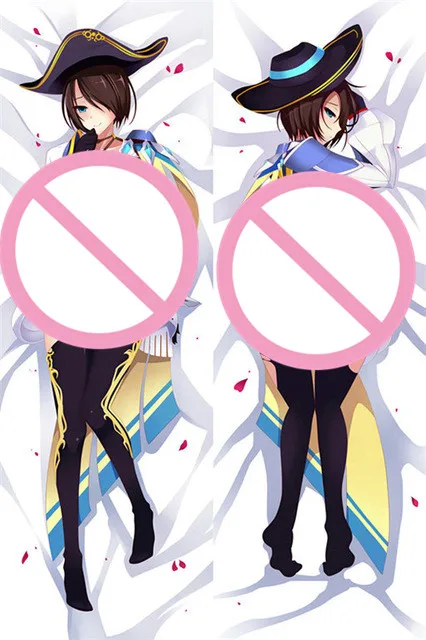 Funda de almohada para el cuerpo, funda de almohada con estampado popular de personajes de anime, chica Sexy ahri y Sona Buvelle, novedad de 2017-4
