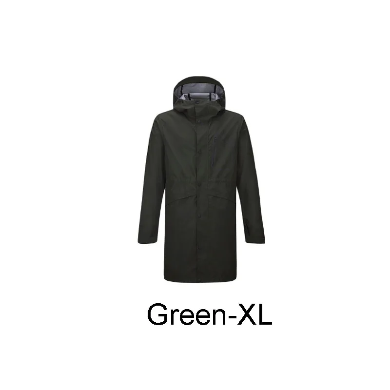 Green-XL Xiaomi Mijia Uleemark Мужская трехэтажная городская ветрозащитная куртка многофункциональное стрейчевое водонепроницаемое пальто для хранения Зима Весна - Цвет: Green-XL