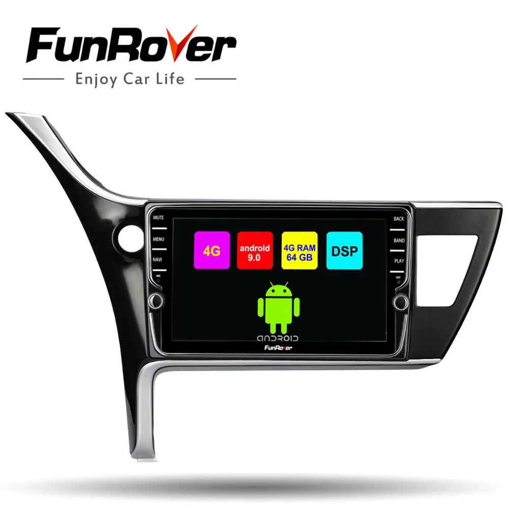 Funrover android 9 0 Octa 8 core автомобильный dvd проигрыватель с gps для Защитные чехлы сидений