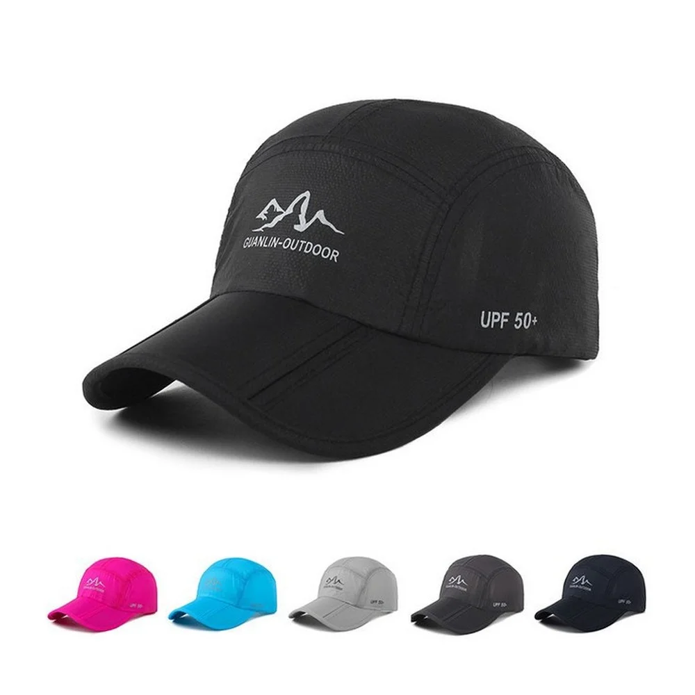 

Quick Drying Baseball Cap Ultra-thin Mountaineering Pocket Hat Breathable Summer Outdoor Sunscreen Men UV Proof Pocket Cap