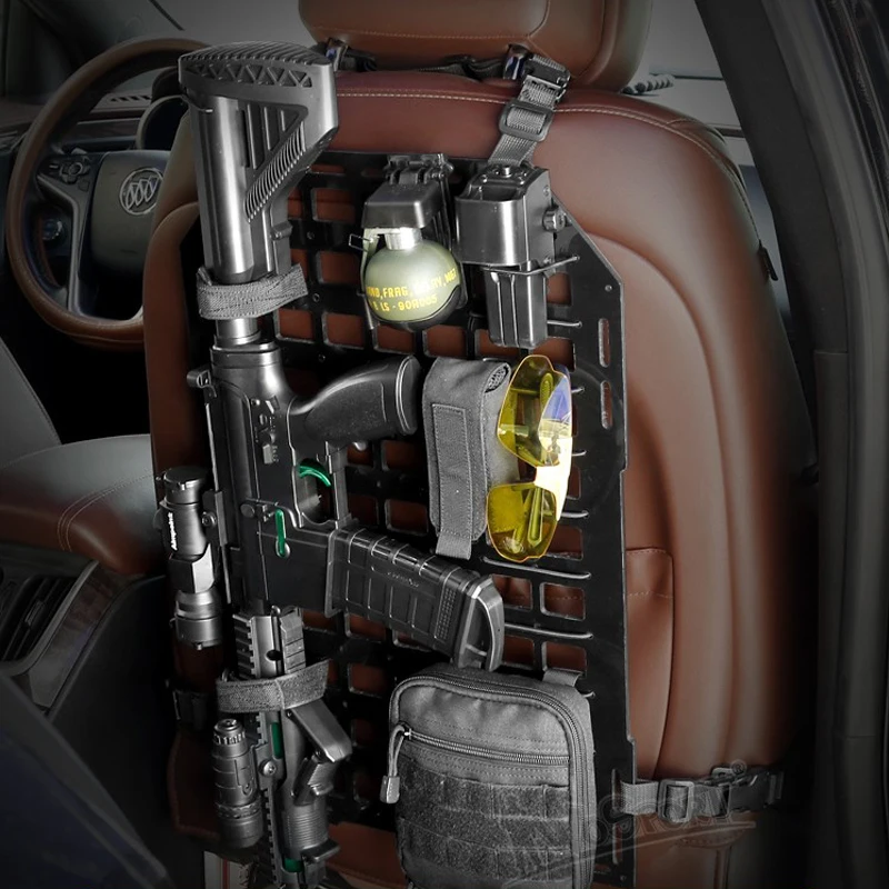 Продажа Тактическая жесткая вставная панель MOLLE, органайзер на заднее сиденье автомобиля, Полипропиленовая доска, тактические аксессуары для улицы...