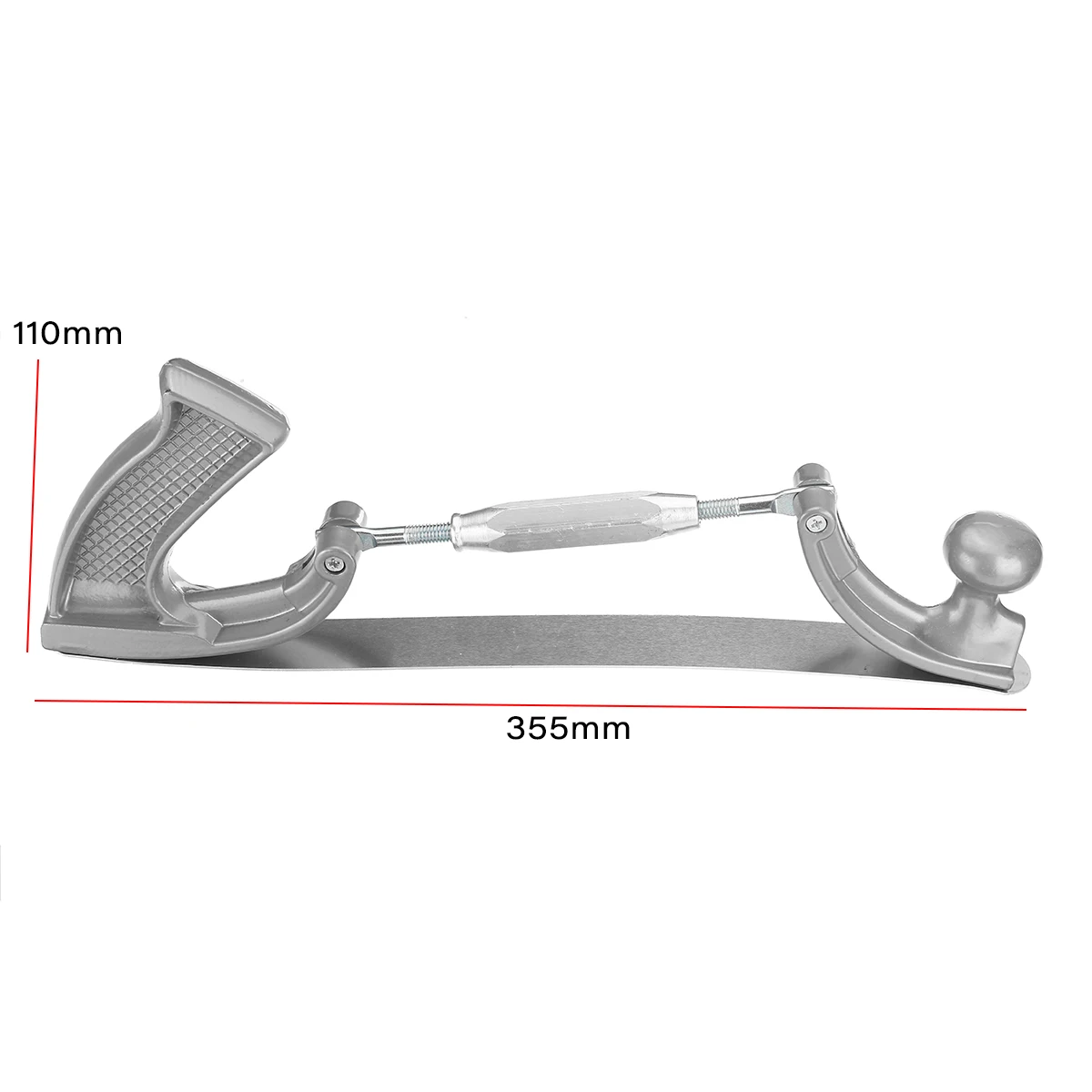 

New 14" S/M Size Adjustable Frame Milled Tooth Car Body Polisher Files Metal Panel Polishing Curved Tooth Steel File Holder