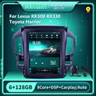 Автомобильный радиоприемник в стиле Tesla, Android 10,0, для Lexus RX300, RX330, Toyota Harrier 1998, 1997-2003, навигация, автомобильный стерео экран IPS, 9,7 дюйма