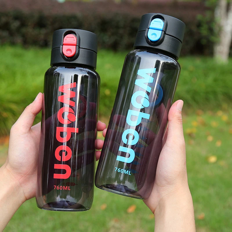 

New 760ml 3 Color Solid Plastic Sports Water Bottle BPA Free Drinkware Climbing Outdoor Bike Shaker My Water Bottles