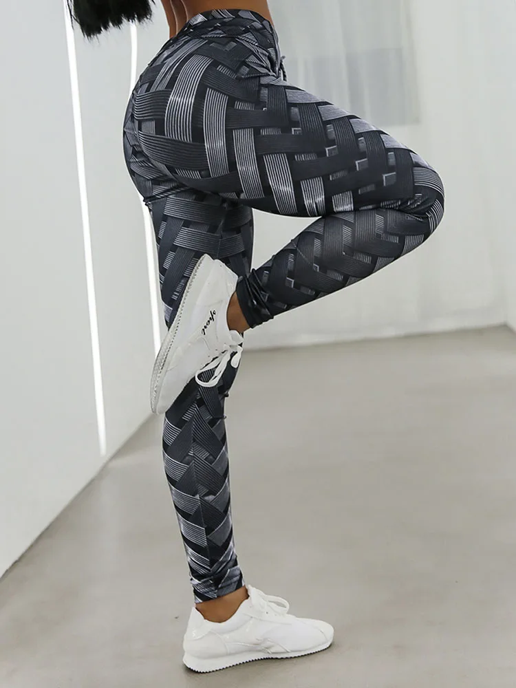 

Show Thin Yu Fitness Peach Hip Bodybuilding Yoga Pants High Waist Beauty Hips Sports Tights Braided Rope Hips Fitness Pants Girl