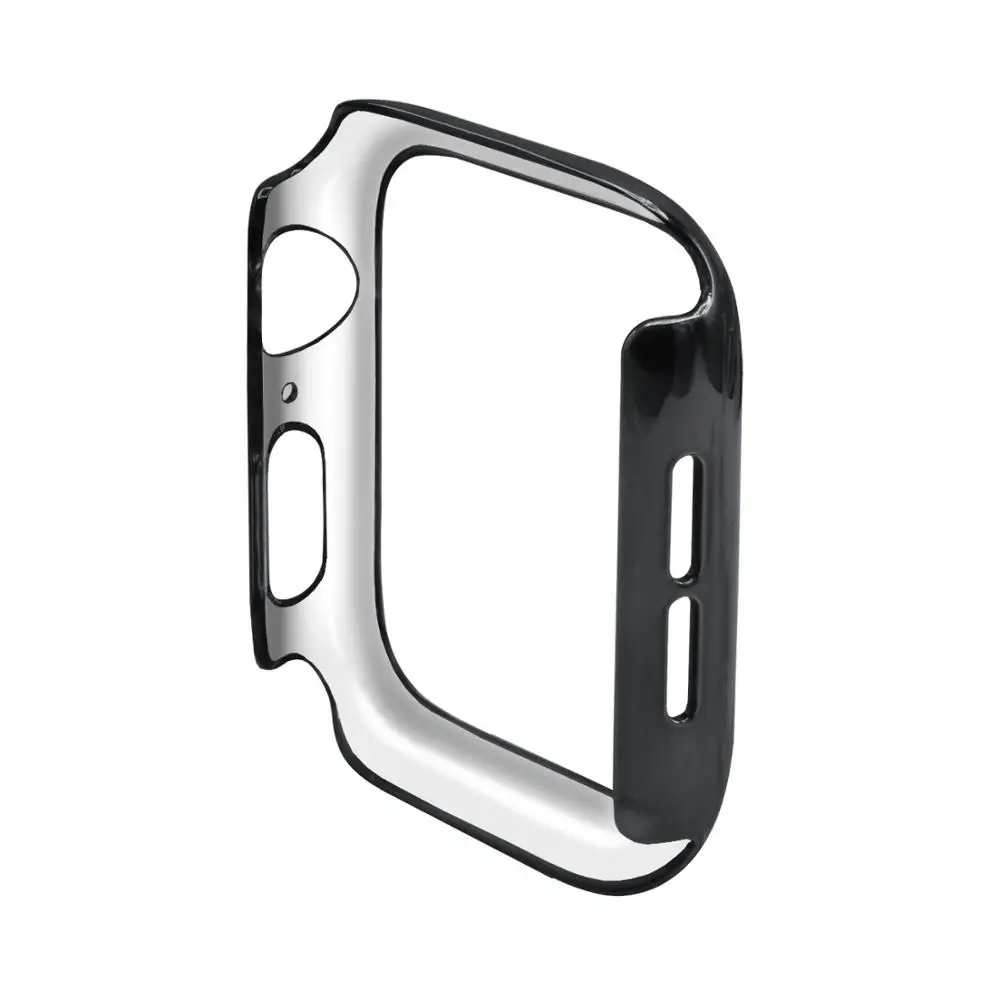 Защитный чехол для Apple Watch, версии 5/4/3/2/1 40 мм 44 мм пластиковая рама ПК чехол s для наручных часов iWatch, версия 3, 2, 42 мм, 38 мм