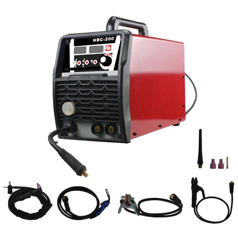 

MIG200A 220V Mini MIG Welding Machine MIG/TIG/ARC 3 in 1 No Gas MIG Welding Gasless Welding Flux Welding MIG Welder
