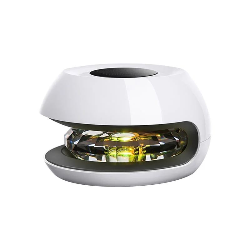 

Solar/USB Air Purifier Compact Air Freshener Car Aroma Diffuser Odor Eliminator Aromatherapy Lamp for Car Bedroom Dormitory