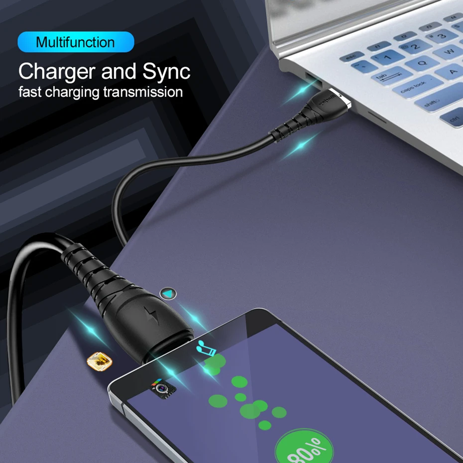 Marjay 1 м 2 Micro USB кабель для Xiaomi Redmi Note 5 Pro Быстрая зарядка Microusb зарядного устройства