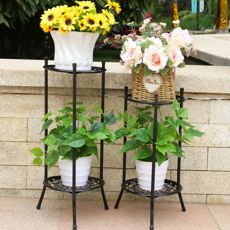 

Art Flower Rack Balcony To Ground Green Luo Chlorophytum Meaty Flowerpot Frame European Style A Living Room Indoor Flower Airs