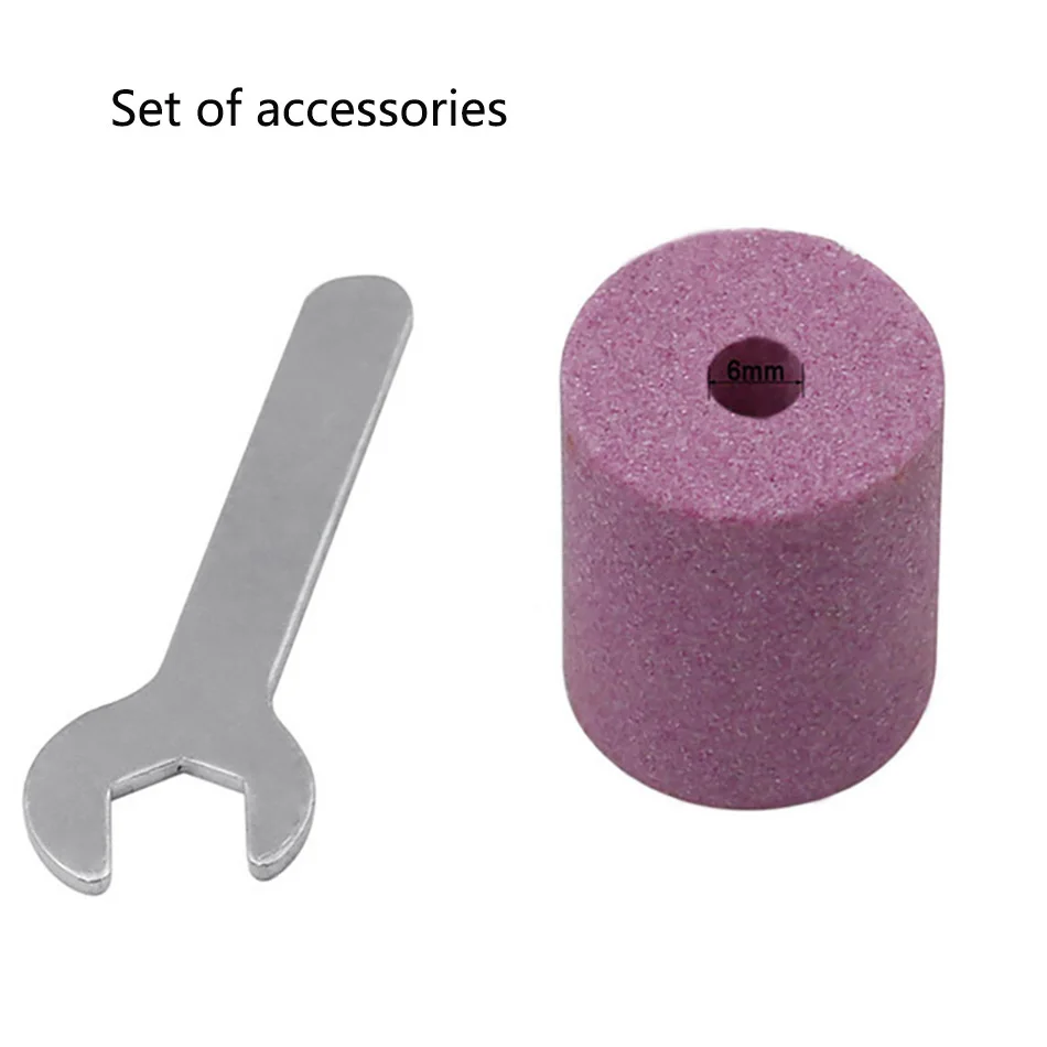

1set Portable Drill Bit Sharpener Corundum Grinding Wheel Grinder Tools Drill Sharpener Power Tool