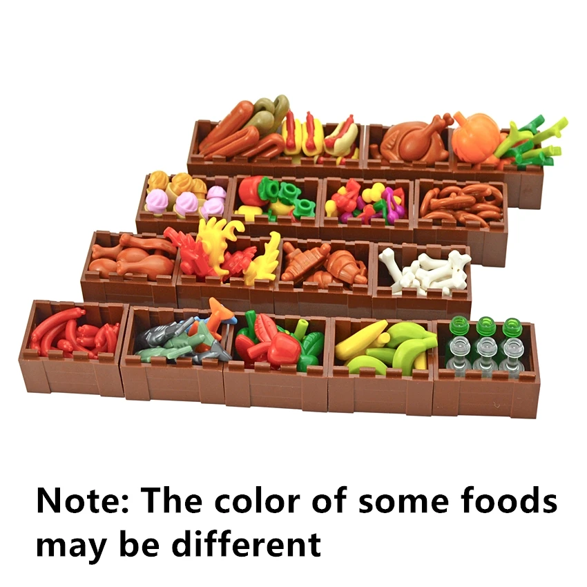 Конструктор витрина для еды рыба фрукты хот-дог гамбургер обжарка курица