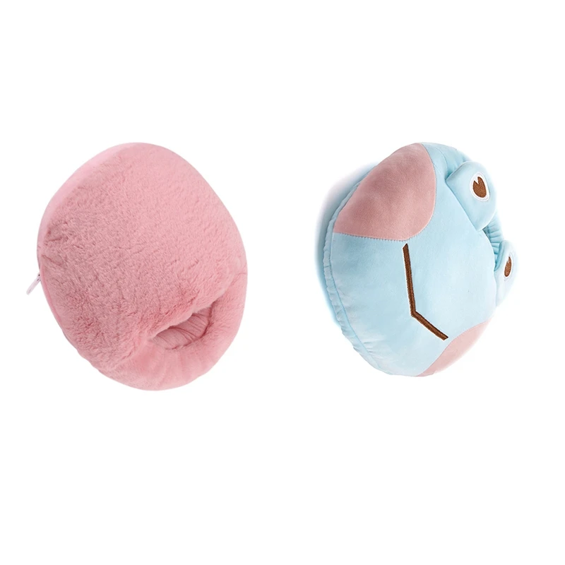 

2X USB Foot Heater Winter Foot Warm Shoes Electric Heating Pad Power Saving Safe Washable Hand Warmer Pink & Blue & Pink