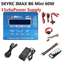 100% Original SKYRC IMAX B6 MINI 60W 5W Max Balance Charger Discharge with adapter For RC Helicopter Lipo Battery