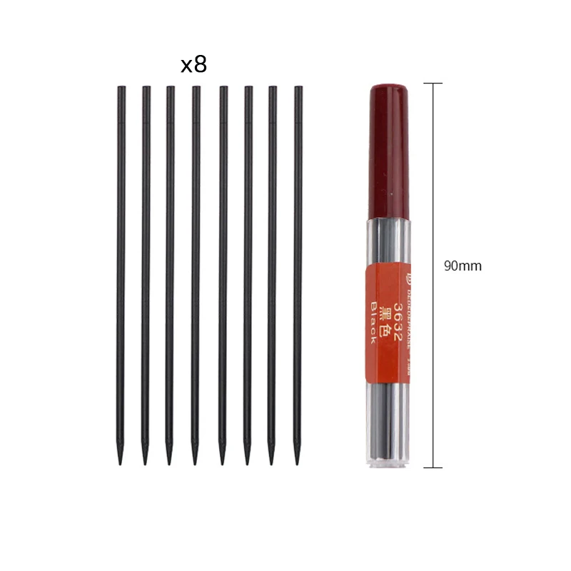 

8/Bottle 2.0mm Mechanical Pencil Lead 36 Colors Replaceable Colors Pencils Lead for Drawing Painting Supplies Kawaii Stationery