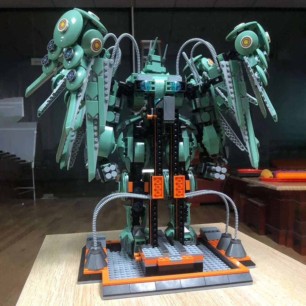 

New MOC NZ-666 Kshatriya Gundam Game Series Model Building Blocks Bricks DIY Light Creative Super Hero Robot Toys for Kids Gifts