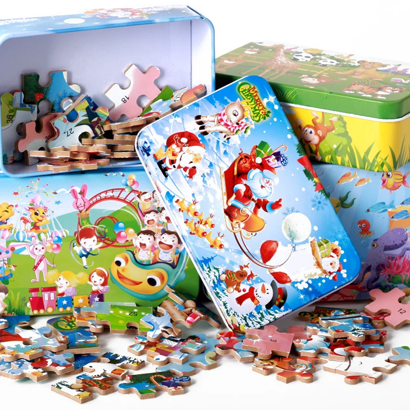 3D деревянная игрушка Танграм головоломка для детей красочные детские игрушки