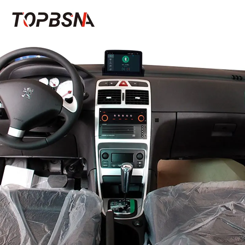 Topsna автомобильный dvd-плеер Android 10 для peugeot 307 2007-2011 gps навигация Мультимедийная лента рекордер 1 din автомагнитола стерео wifi