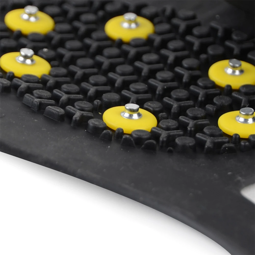 

1 Pair 10 Studs Anti-Skid Ice Gripper Spike Winter Climbing Anti-Slip Snow Spikes Grips Cleats Over Shoes Covers Outdoor Hiking