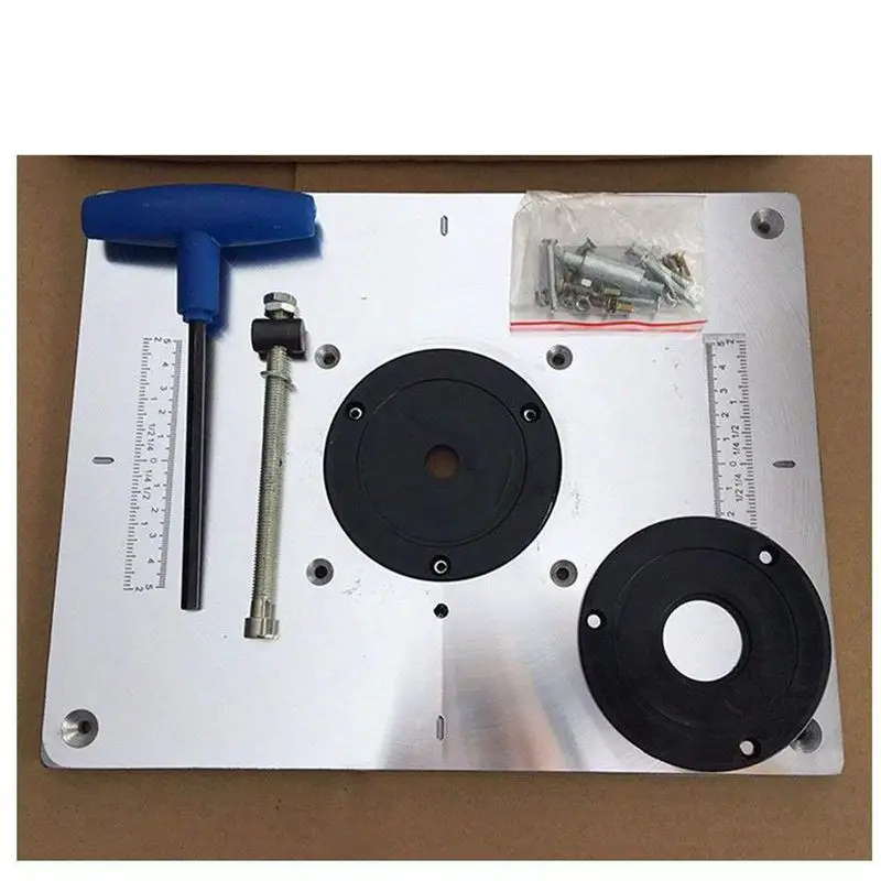 Фрезерный стол из алюминиевого сплава вставная пластина для популярных