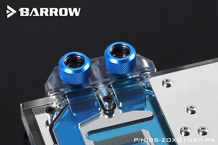 Barrow ZOTAC GTX1060 GPU водяной блок Aurora Graphis карта с полным покрытием|Кулеры и системы