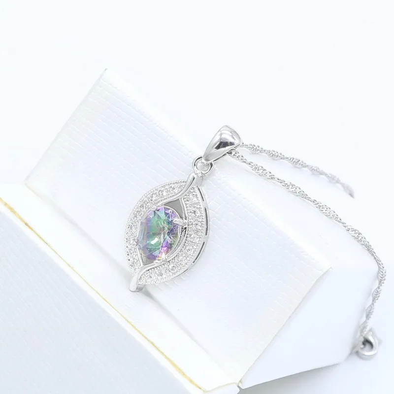 Комплект из колье и серёг 6 цветов|Ювелирные наборы для невесты| |