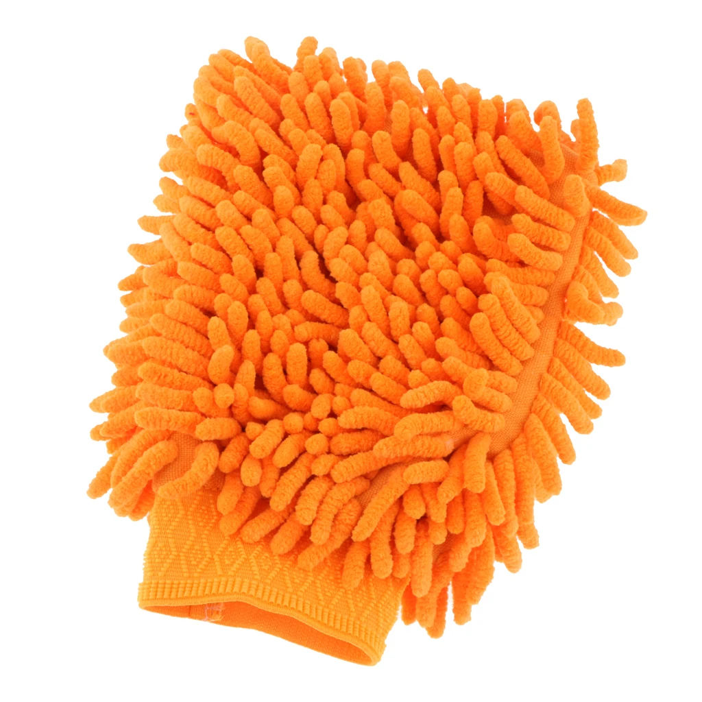 

Car Kitchen Household Wash Washing Cleaning Glove Soft Microfiber Mitt