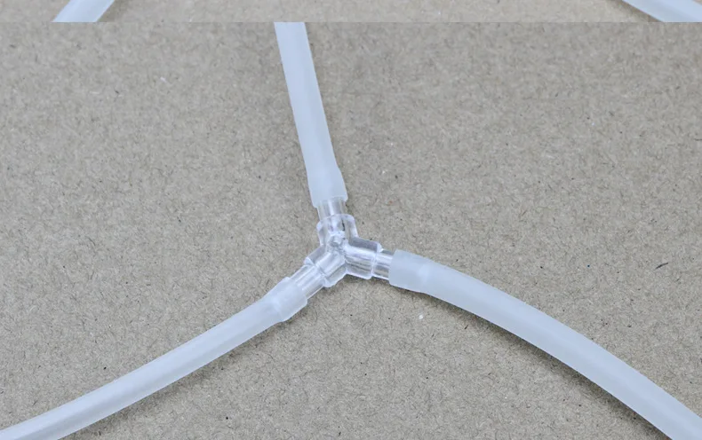 10pcs Transparent Oxygen Pump Tubing joint trachea Fitting Joiner Spliter Aquarium Fish Tank Airline Bend Cross Connector