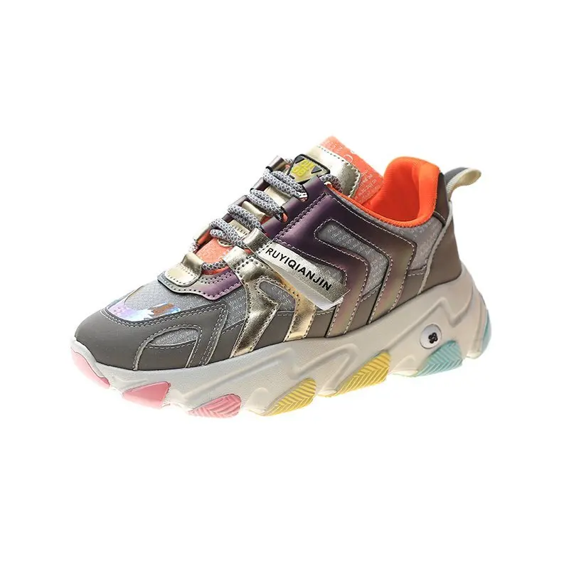 

shoes women spring and summer new fashion wild women's shoes tide shoes thick bottom casual shoes